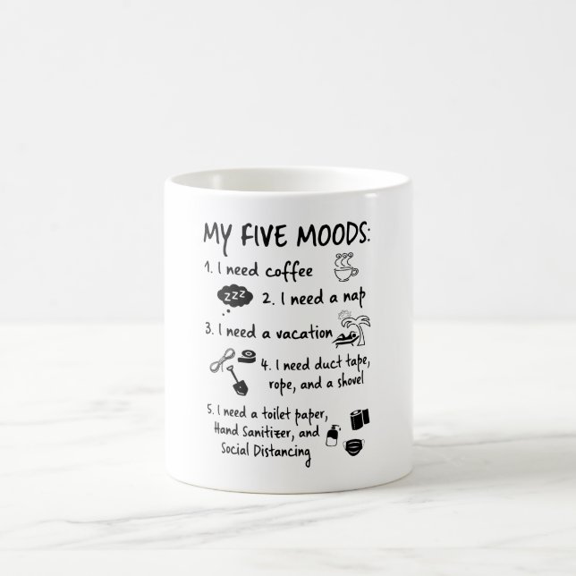 My Five Moods Father’s Day Mug Gift (Center)
