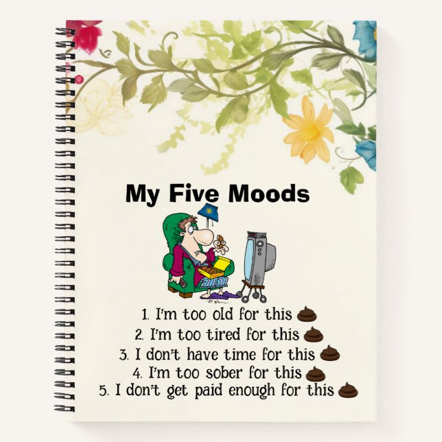  My Five Moods Notebook (Front)