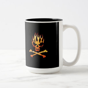 My Flaming Skull Mug
