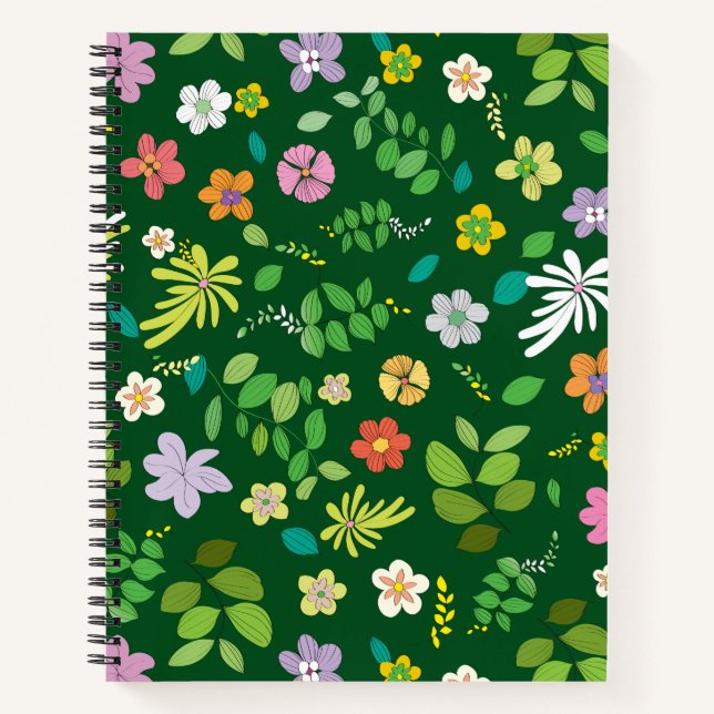 My Flower Design 4 Notebook (Front)