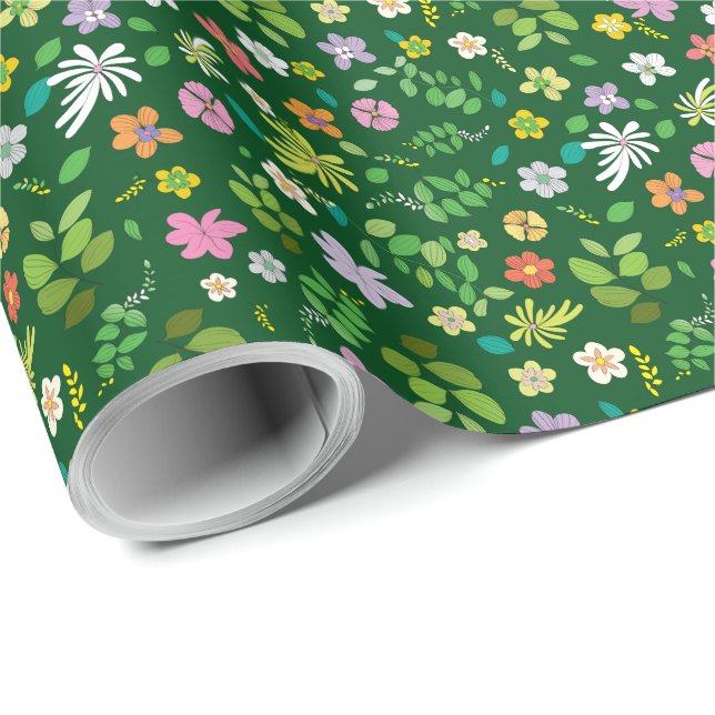 My Flower Design 4 Wrapping Paper (Roll Corner)