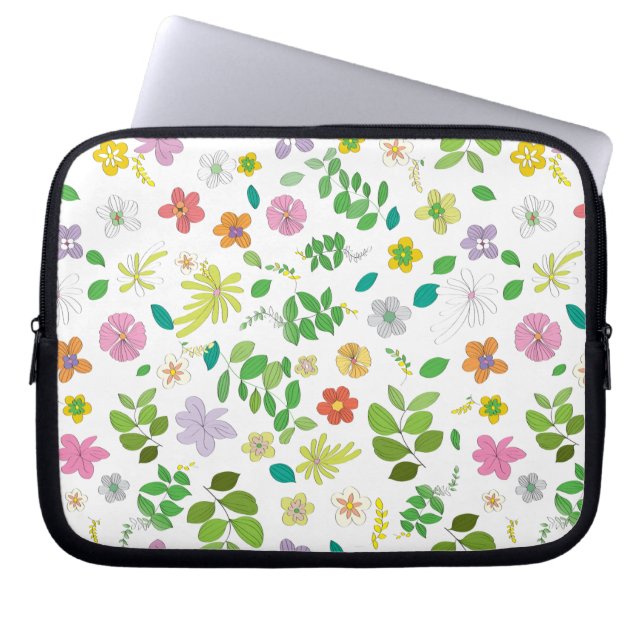 My Flower Design 6 Laptop Sleeve (Front)