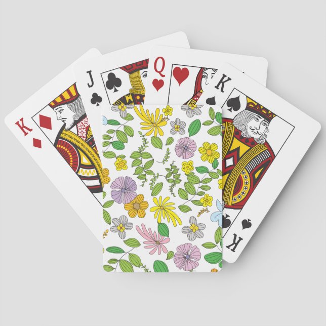 My Flower Design Playing Cards (Back)
