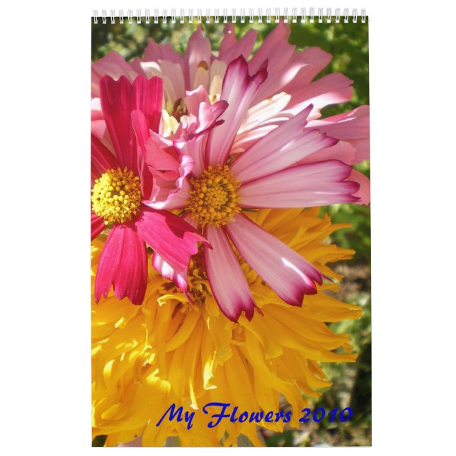 My Flowers  Calendar (Cover)