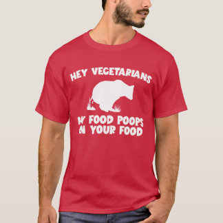 My Food Poops On Your Food Bear Meat Eater vintage T-Shirt