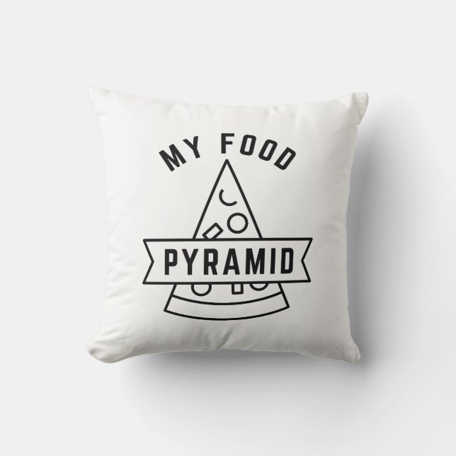 My Food Pyramid Cushion (Front)