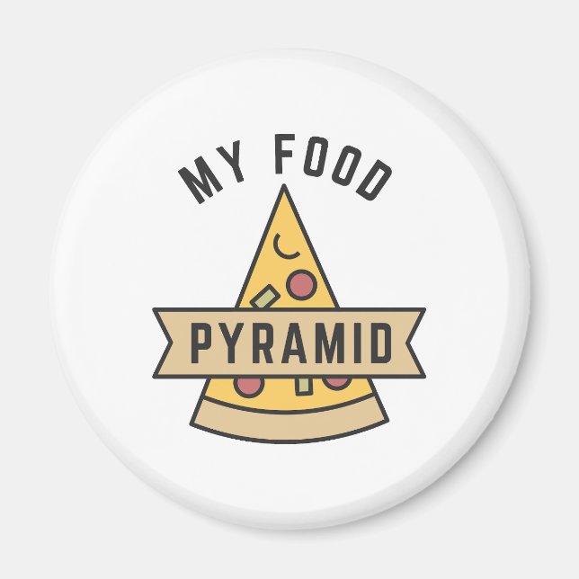 My Food Pyramid Magnet (Front)