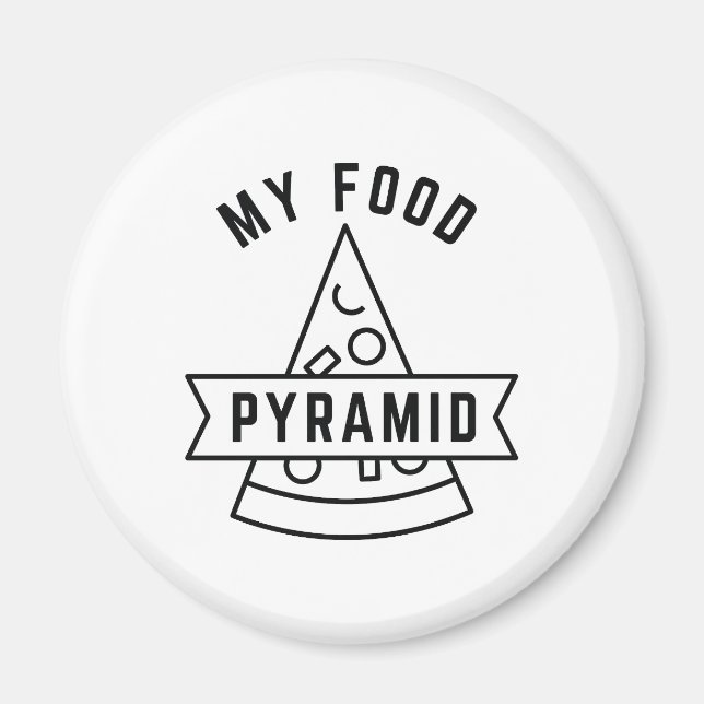 My Food Pyramid Magnet (Front)