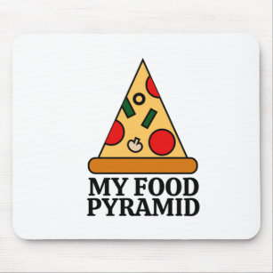 MY FOOD PYRAMID MOUSE MAT