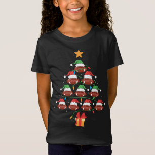 MY FOOTBALL CHRISTMAS TREE Pajama Xmas Funny T-Shirt