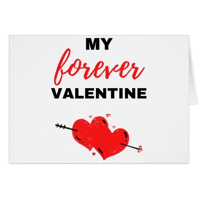 My Forever Valentine Black (Front Horizontal)