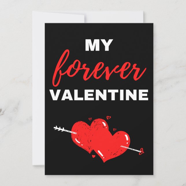 My Forever Valentine Thank You Card (Front)