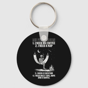 My Four Moods Halloween Costume Skeleton Drinking Key Ring