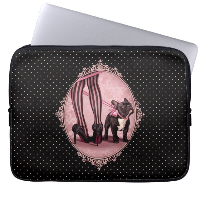 My French Bulldog Laptop Sleeve (Front)