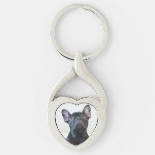 My Frenchie Is My Heart  Key Ring