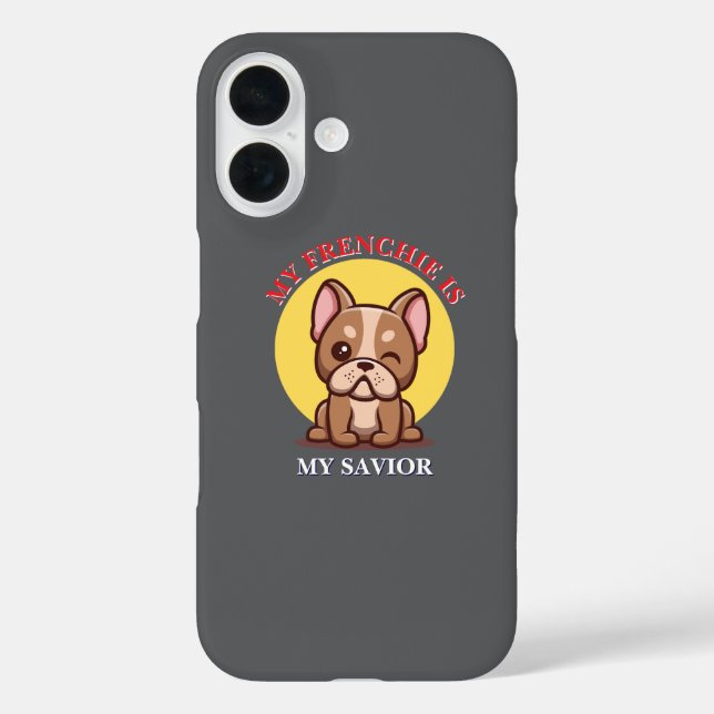 My Frenchie Is My Saviour iPhone / iPad case (Back)