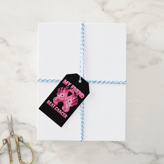 My Friend Beat Cancer Gift Tags (With Twine)
