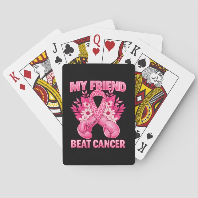 My Friend Beat Cancer Playing Cards (Back)