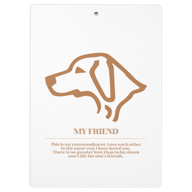 My friend clipboard (Back)