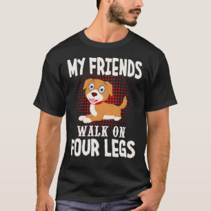 My Friend Golden Rottweiler Cute Dog T-Shirt