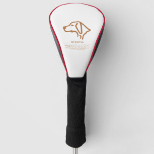 My friend golf head cover