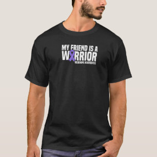My Friend Is A Warrior Migraine Awareness T-Shirt