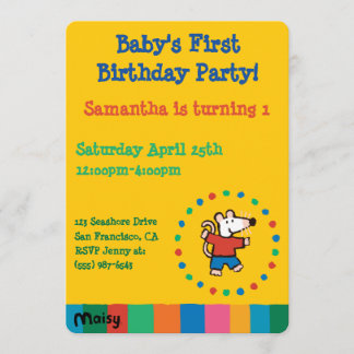 My Friend Maisy Birthday Invitation