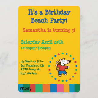 My Friend Maisy Birthday Invitation