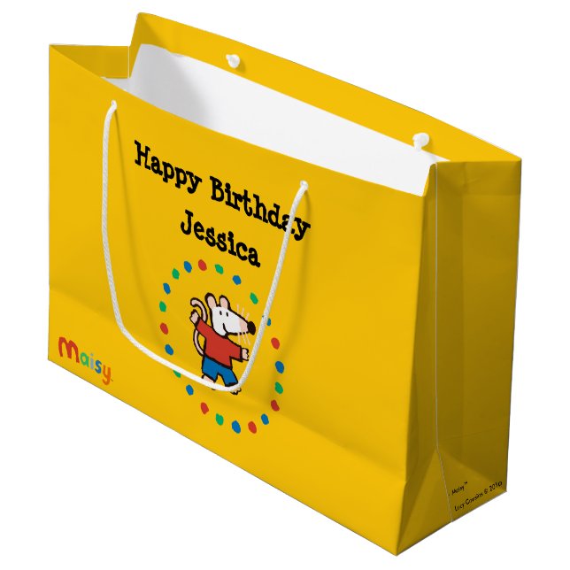 My Friend Maisy Birthday Large Gift Bag (Front Angled)
