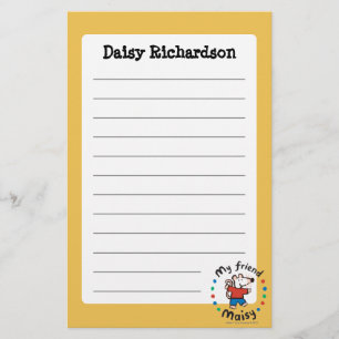 My Friend Maisy Colourful Circle Design Stationery