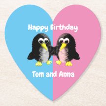 My friend the penguin ,Personalised for Twins