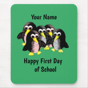 My friend the penguin ,Personalized for kids Mouse Mat