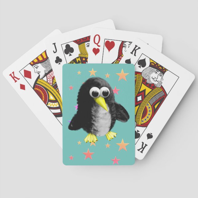 My friend the penguin playing cards (Back)