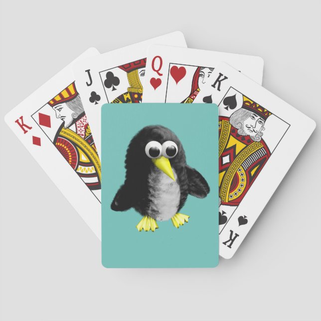 My friend the penguin playing cards (Back)