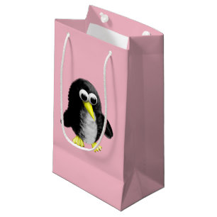 My friend the penguin small gift bag
