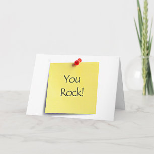 MY FRIEND "YOU ROCK" AND I AM ALWAYS HERE FOR YOU CARD