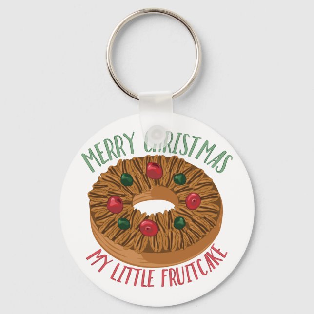 My Fruitcake Key Ring (Front)