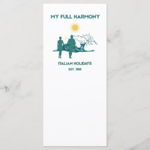 My Full Harmony Luxury Beach Wedding Menu