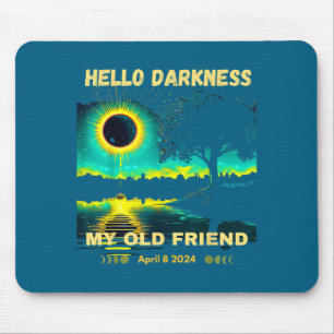 My Funny Hello Darkness Old Friend Solar Mouse Mat