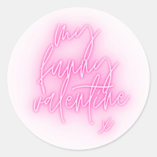 My Funny Valentine Round Sticker