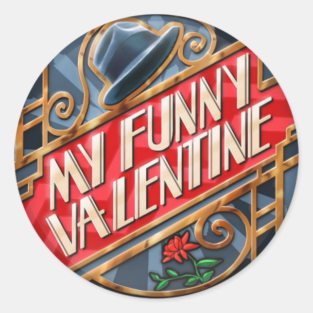 My Funny Valentine, Sticker (Front)