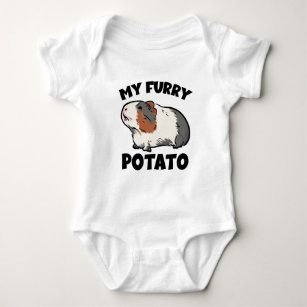 My furry potato guinea pig baby bodysuit
