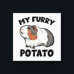 My furry potato guinea pig canvas print<br><div class="desc">funny design for guinea pig lovers</div>