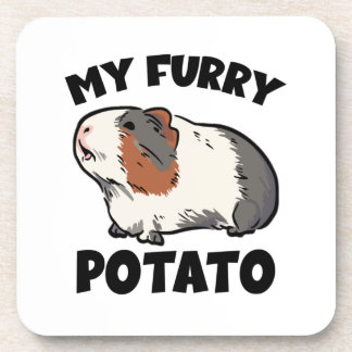 My furry potato guinea pig coaster