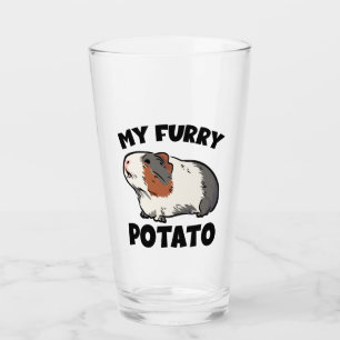 My furry potato guinea pig glass