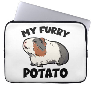 My furry potato guinea pig laptop sleeve