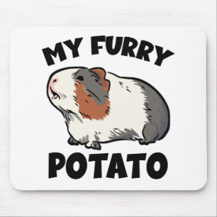 My furry potato guinea pig mouse mat