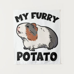 My furry potato guinea pig tapestry