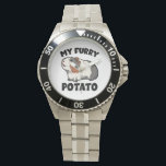 My furry potato guinea pig watch<br><div class="desc">funny design for guinea pig lovers</div>