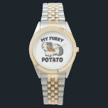 My furry potato guinea pig watch<br><div class="desc">funny design for guinea pig lovers</div>